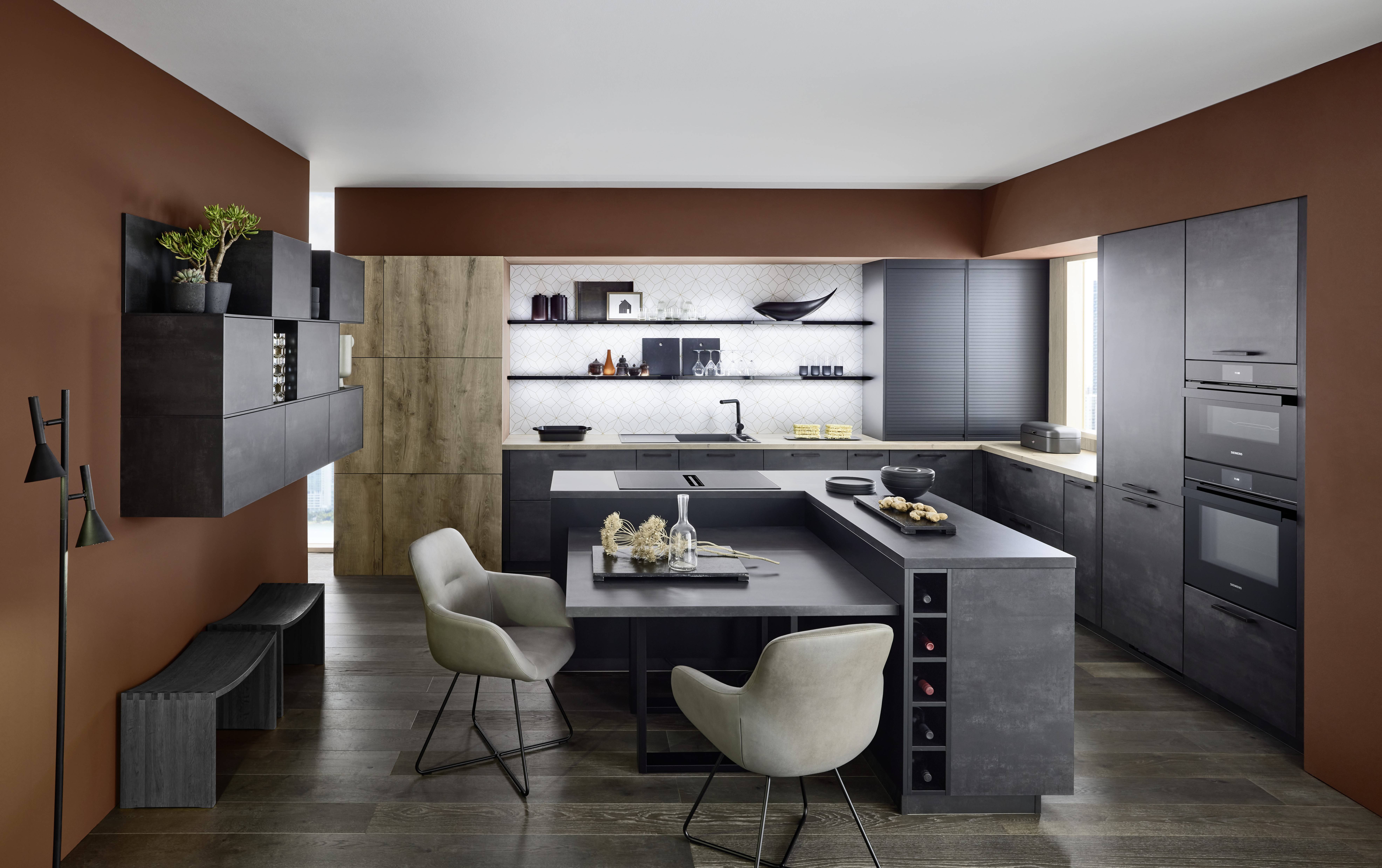 NOBILIA Japandi mit Siemens Geräten - Hauptschuss